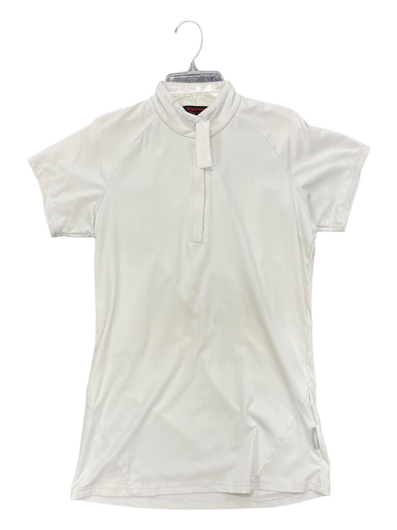 Horseware SS Lace Show Shirt - White - L - USED