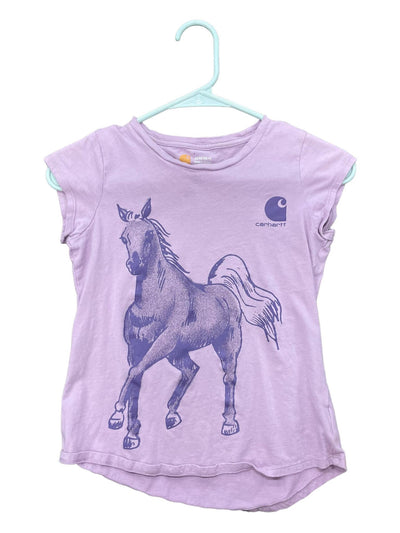 Carhartt Horse SS Tee - Purple - Youth M - USED