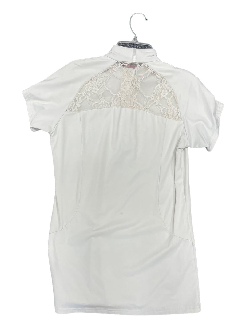 Horseware SS Lace Show Shirt - White - L - USED