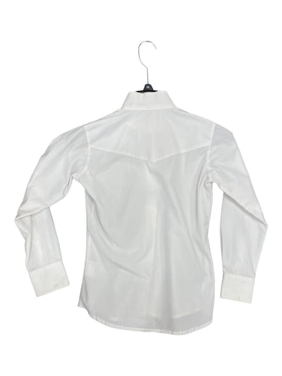 Tuffrider LS Show Shirt - White - Youth 8 - USED