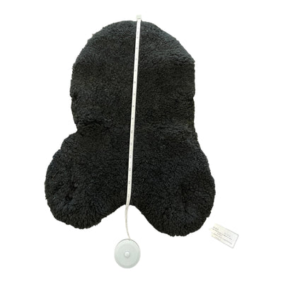 Sheepskin Seat Saver - Black - USED