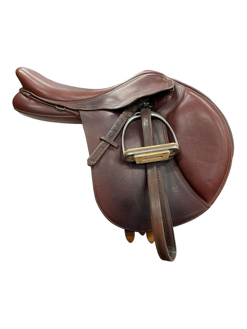 Bates CC Saddle - Brown - 17.5" / Adj. Gullet - USED