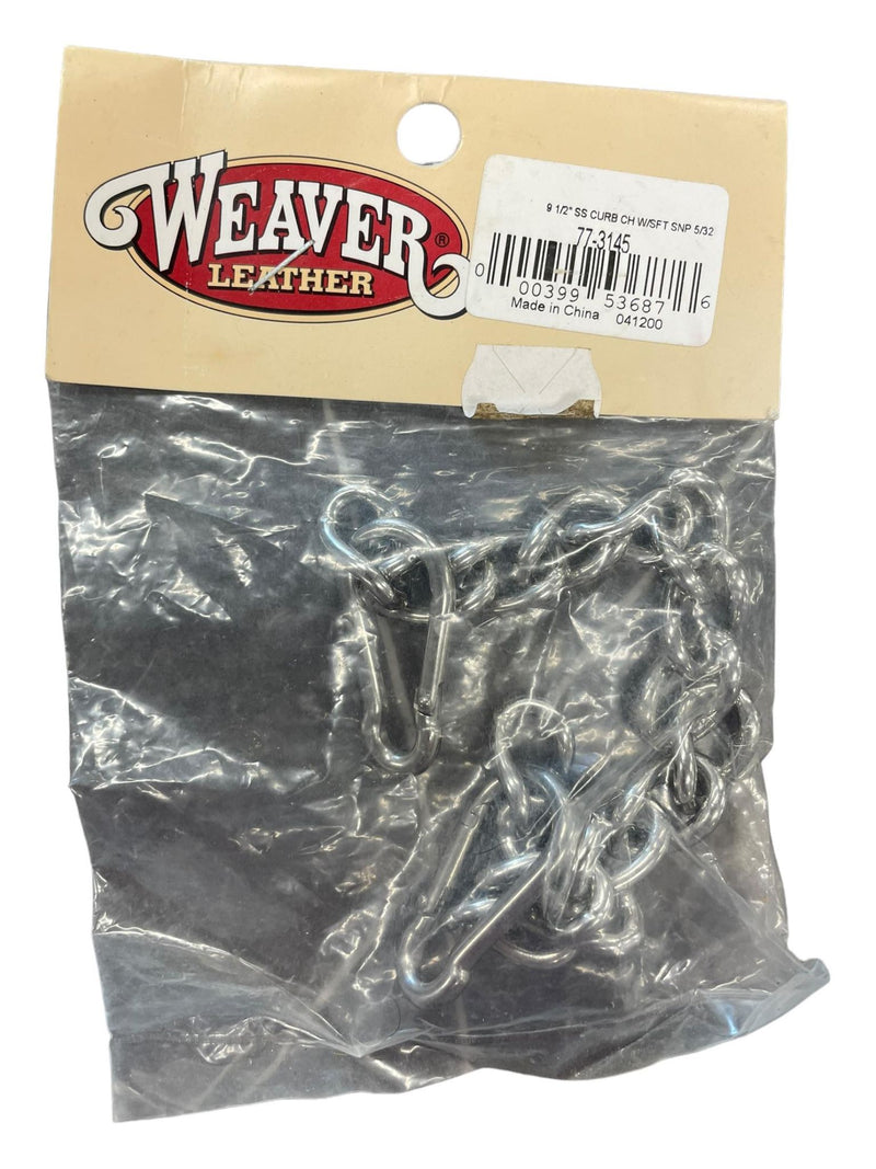 Weaver Snap Curb Chain *NWT* - SS - 9.5" - USED