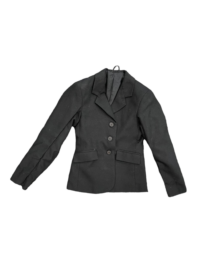 TuffRider Show Coat - Black - Youth 6 - USED