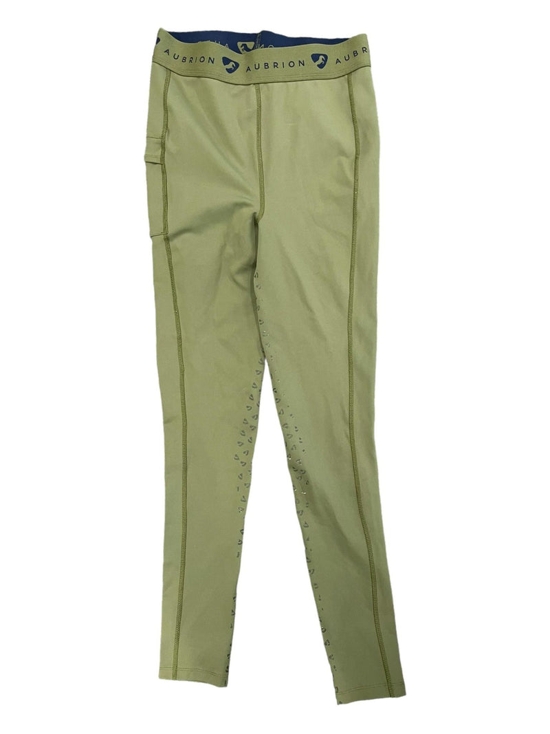 Aubrion FS Tight - Olive - 11-12 Years - USED