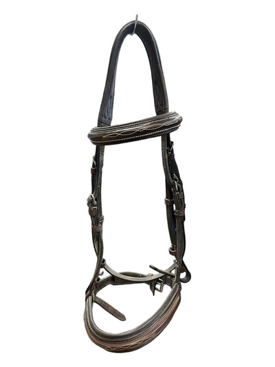 Black Oak Fancy Stitch Bridle - Brown - C/S - USED