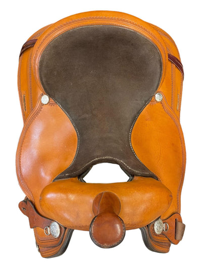 Circle Y Park & Trail Saddle - Pecan - Medium - 15.5" - USED