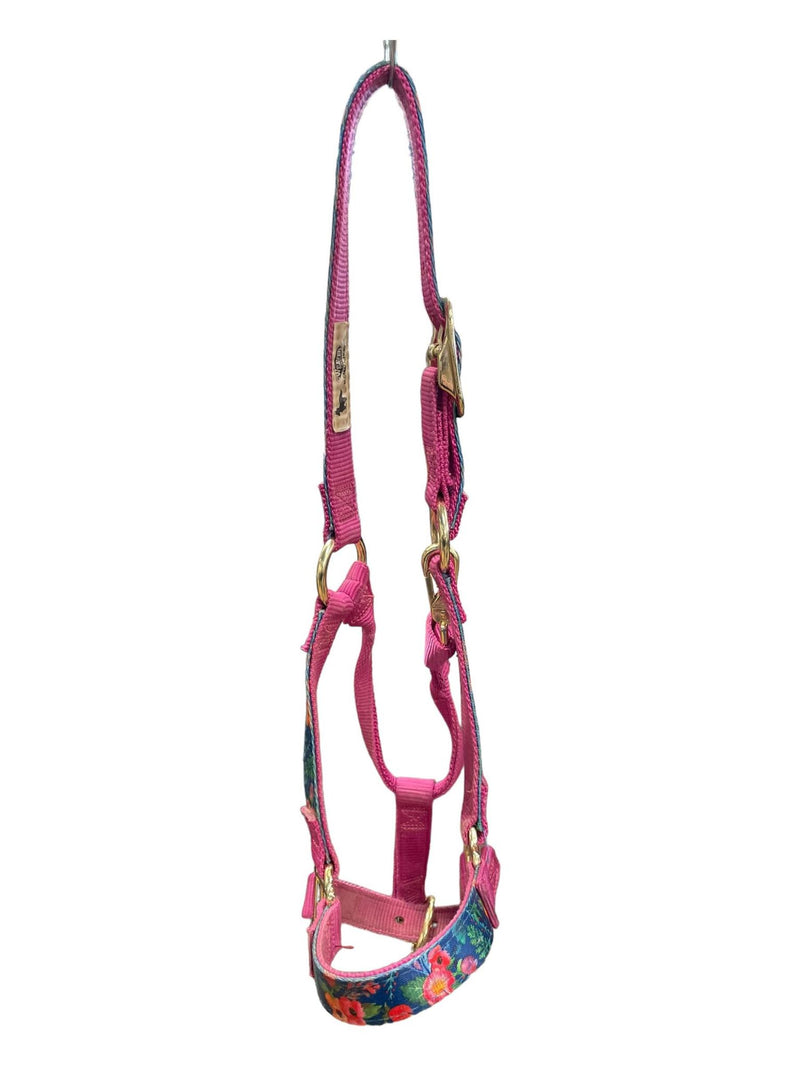 Weaver Floral Halter - Pink/Multi - Small Horse - USED