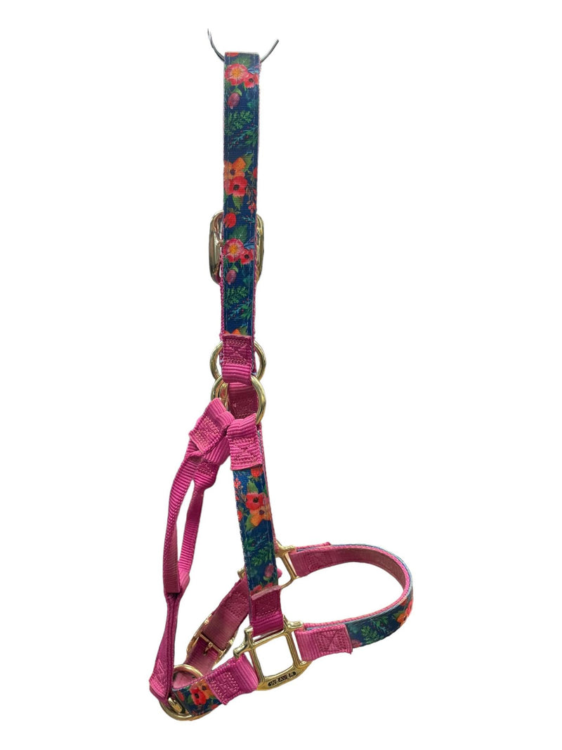 Weaver Floral Halter - Pink/Multi - Small Horse - USED