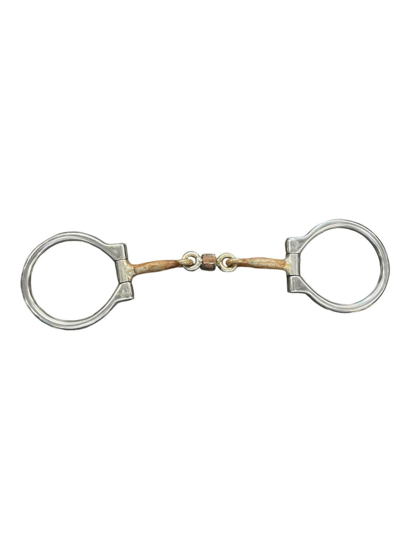 Western D-Ring Roller Snaffle - SS/Copper - 5" - USED