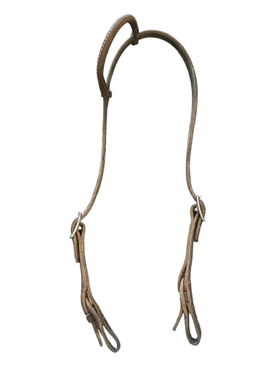 Weaver Sliding Ear Headstall - Brown - Est. F/S - USED