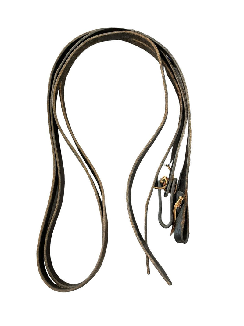 Leather Split Reins - Brown - Approx 90" - USED