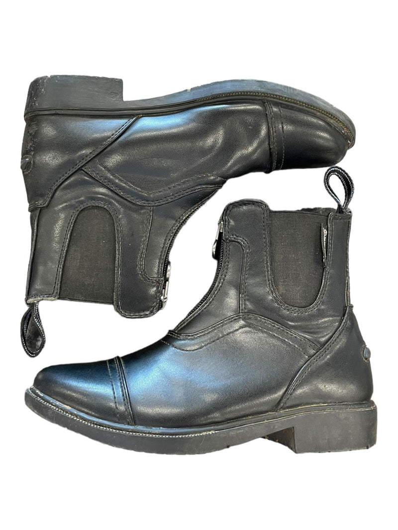 Ovation Paddock Boots - Black - Youth 1 - USED