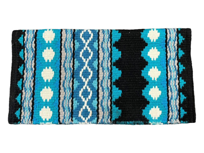 Mayatex Saddle Blanket - Blue Pattern - USED