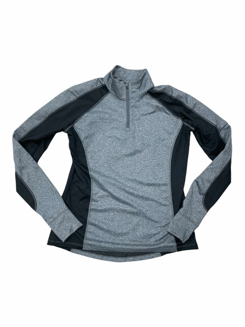 Noble Outfitters 1/4 Zip Base Layer - Grey/Black - S - USED