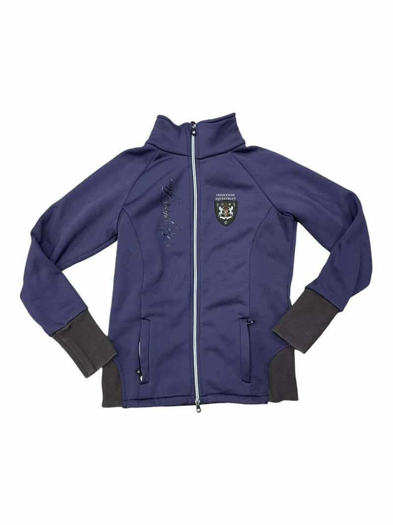 Horze Crescendo Zip Sweatshirt - Purple - S - USED