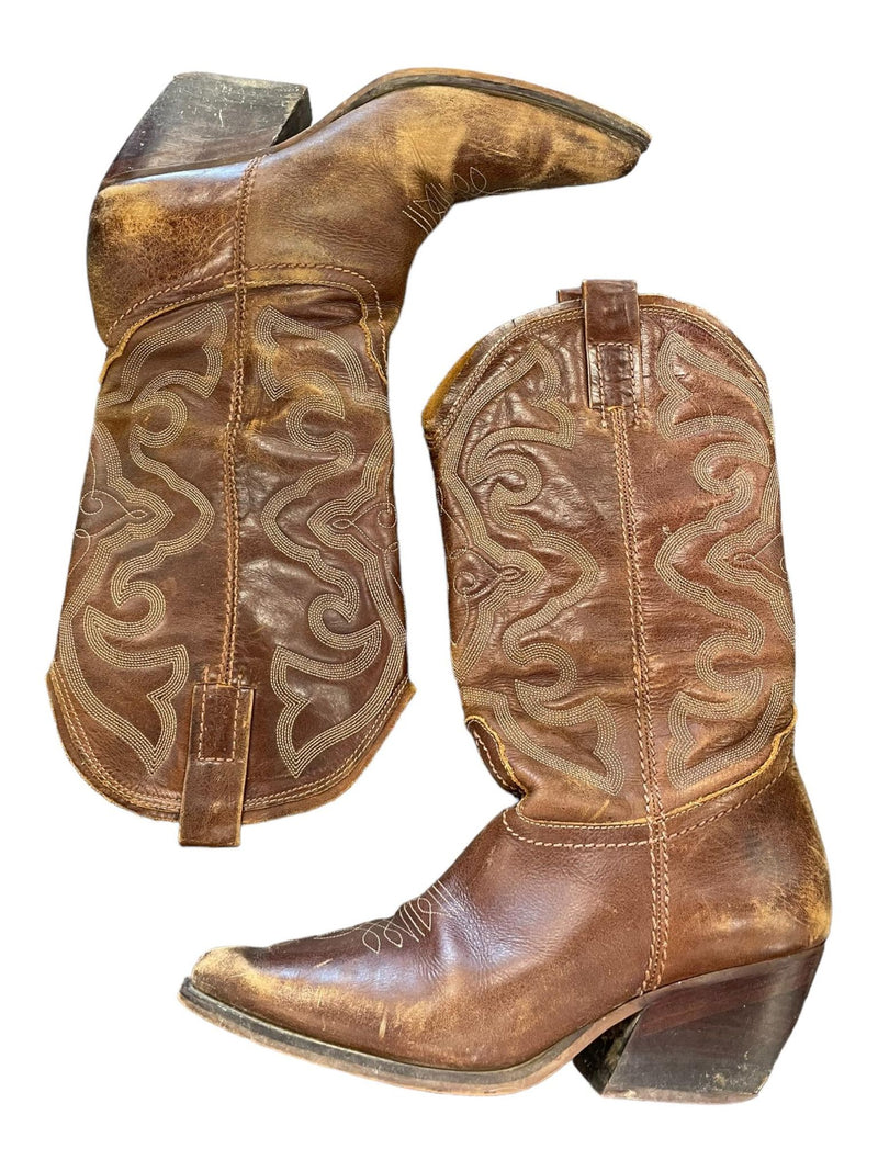 West Cowgirl Boots - Brown - 7 - USED