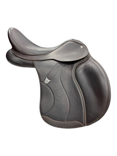 2021 Bates Luxe AP Saddle - Brown - 17.5 - Interchangeable Gullet - USED