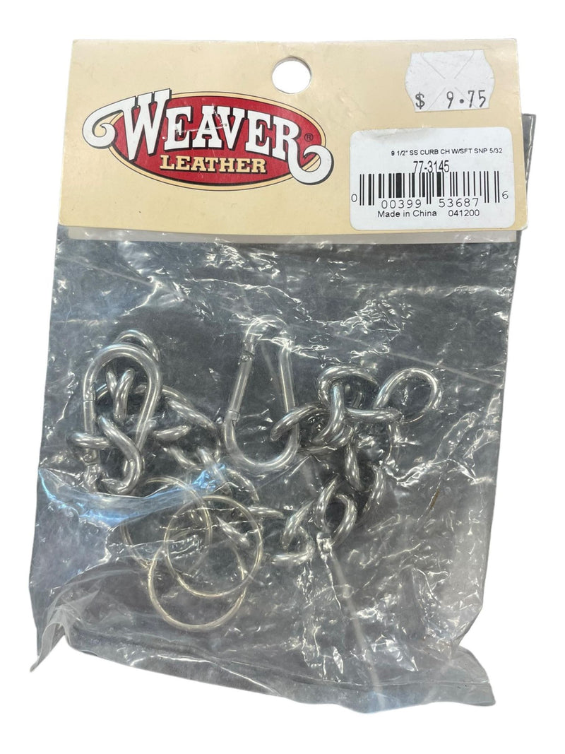 Weaver Snap Curb Chain *NWT* - SS - 9.5" - USED