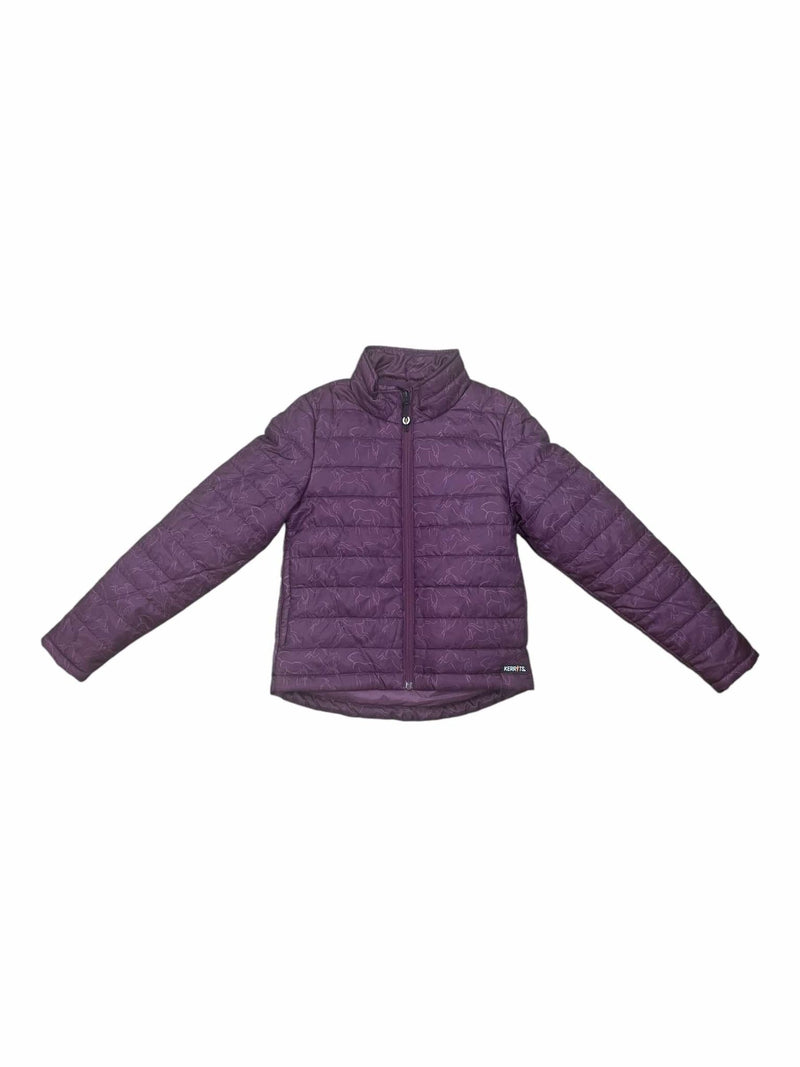 Kerrits Faux Down Jacket - Purple - Youth M - USED