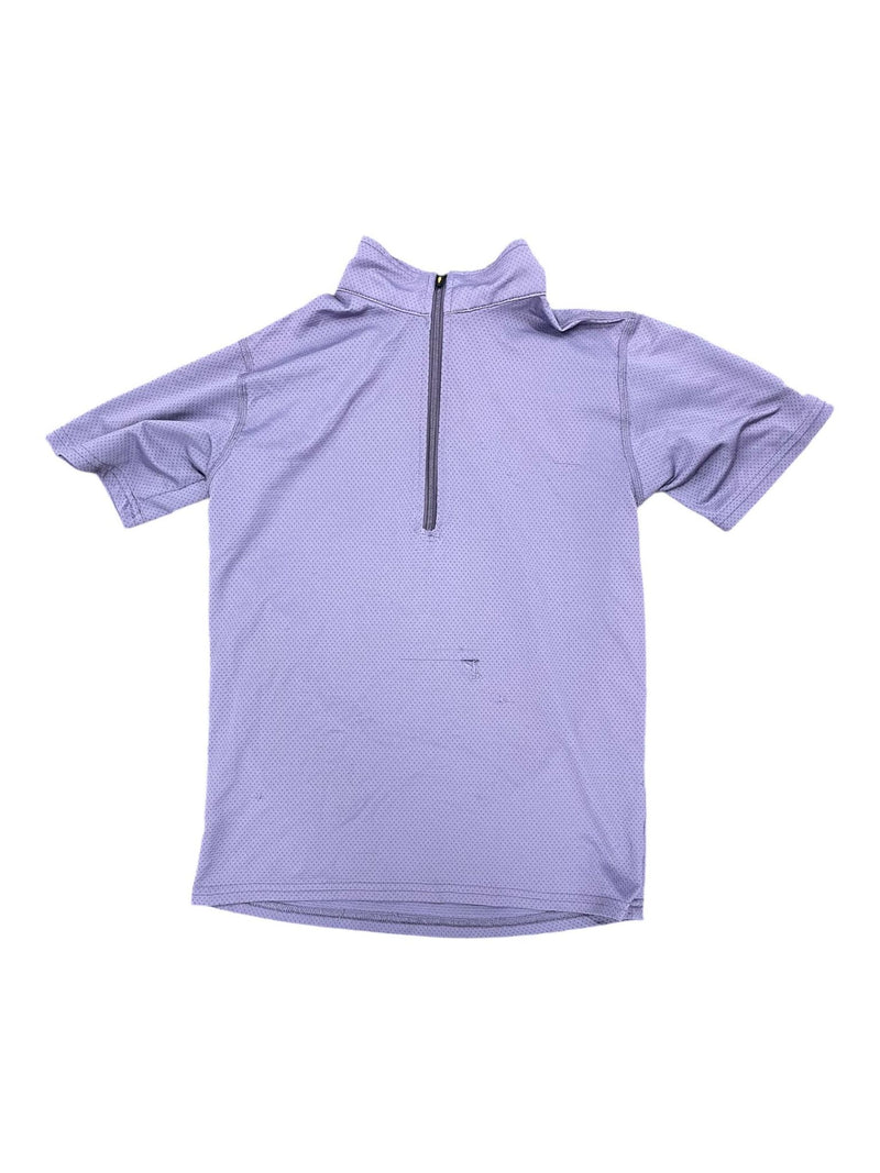 Kerrits SS Top *Hole* - Purple - Youth M - USED