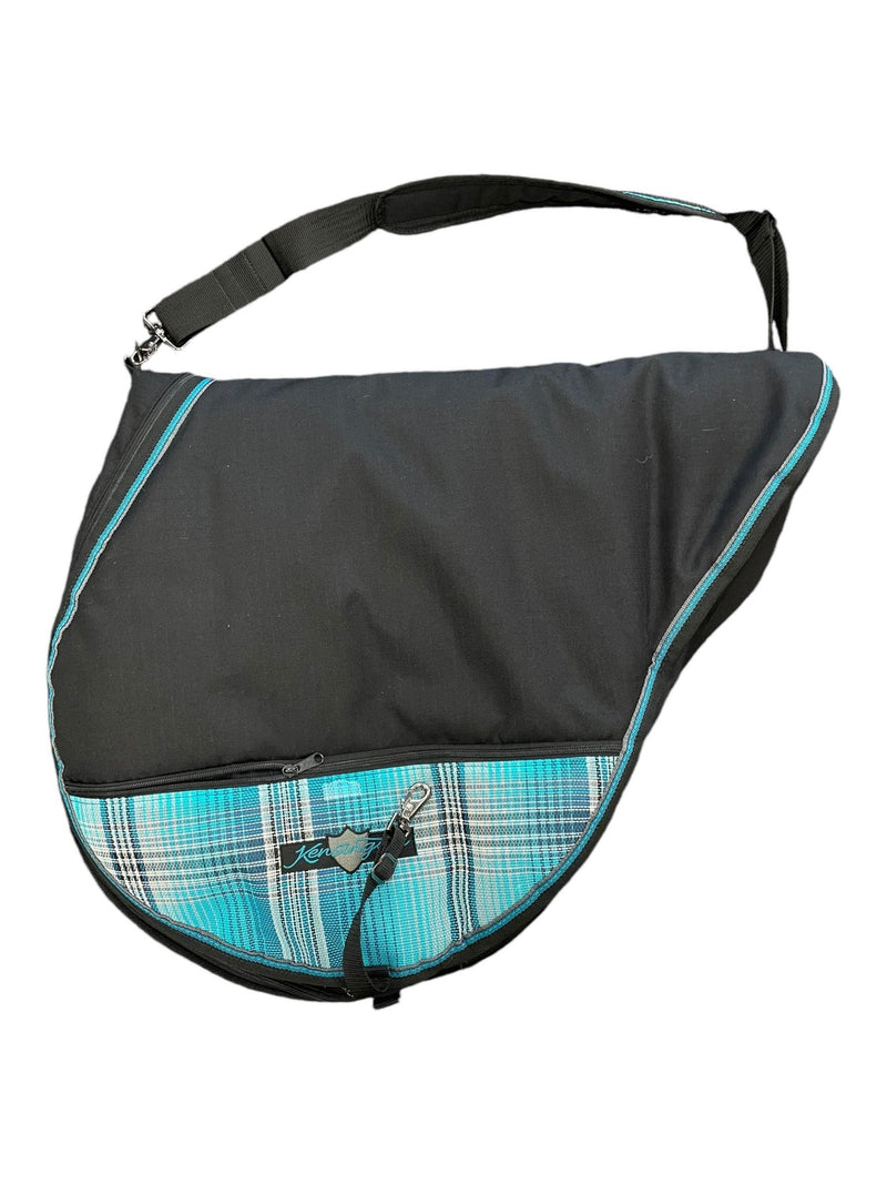 Kensington Saddle Bag - Black/Turquoise - AP - USED