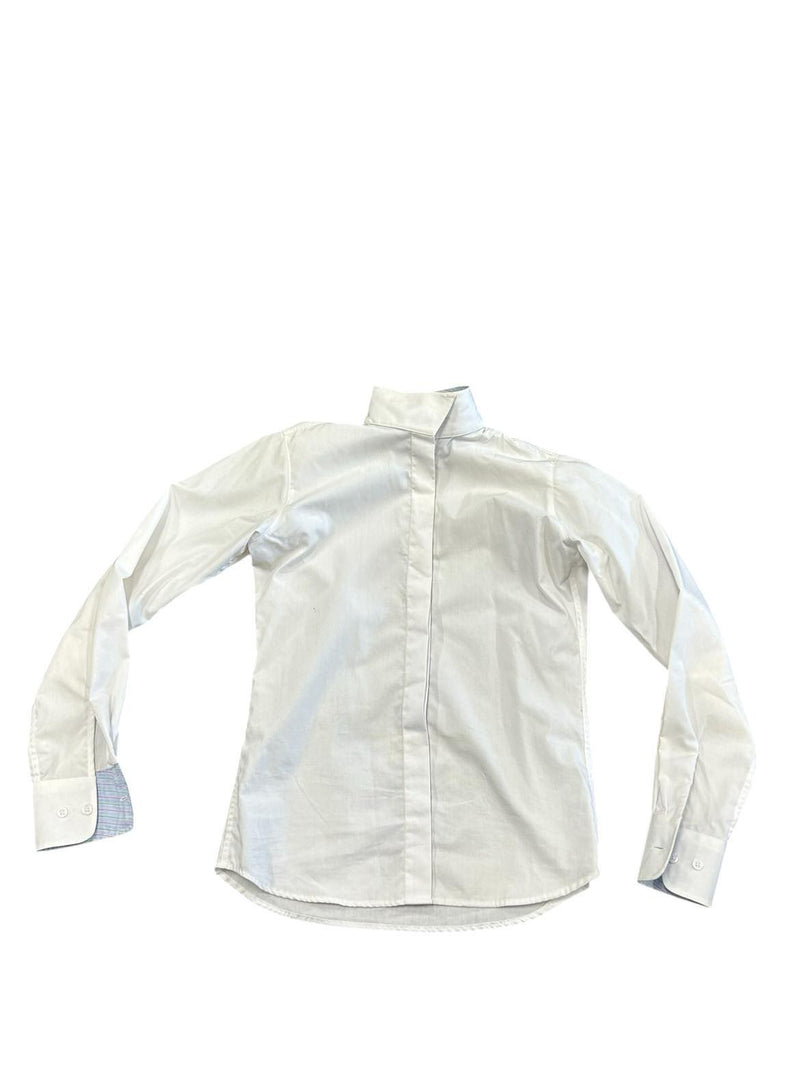 RJ Classics Long Sleeve Show Shirt - Kids 14 - White - USED