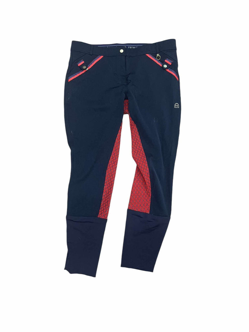 Premier Equine FS Breech - Navy/Red - 36 - USED