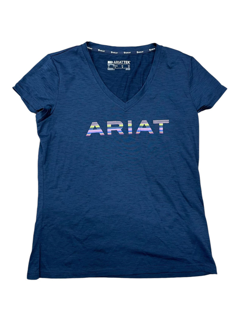 Ariat SS Tee - Navy - L - USED