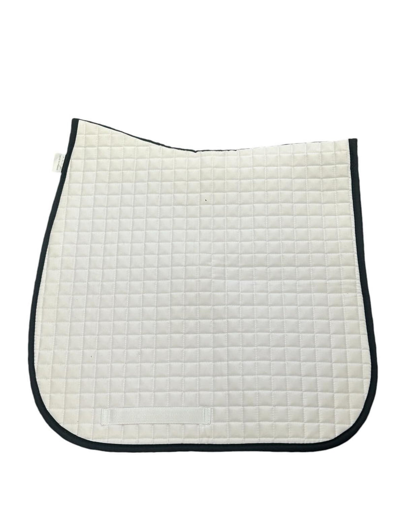 Dura-Tech® Standard Dressage Pad **NWT**- White/Black Trim - USED