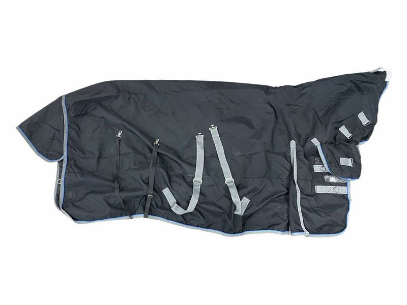 Smartpak Ultimate T/O Blanket - Black/Blue/Grey - 87" Est. Midweight - USED