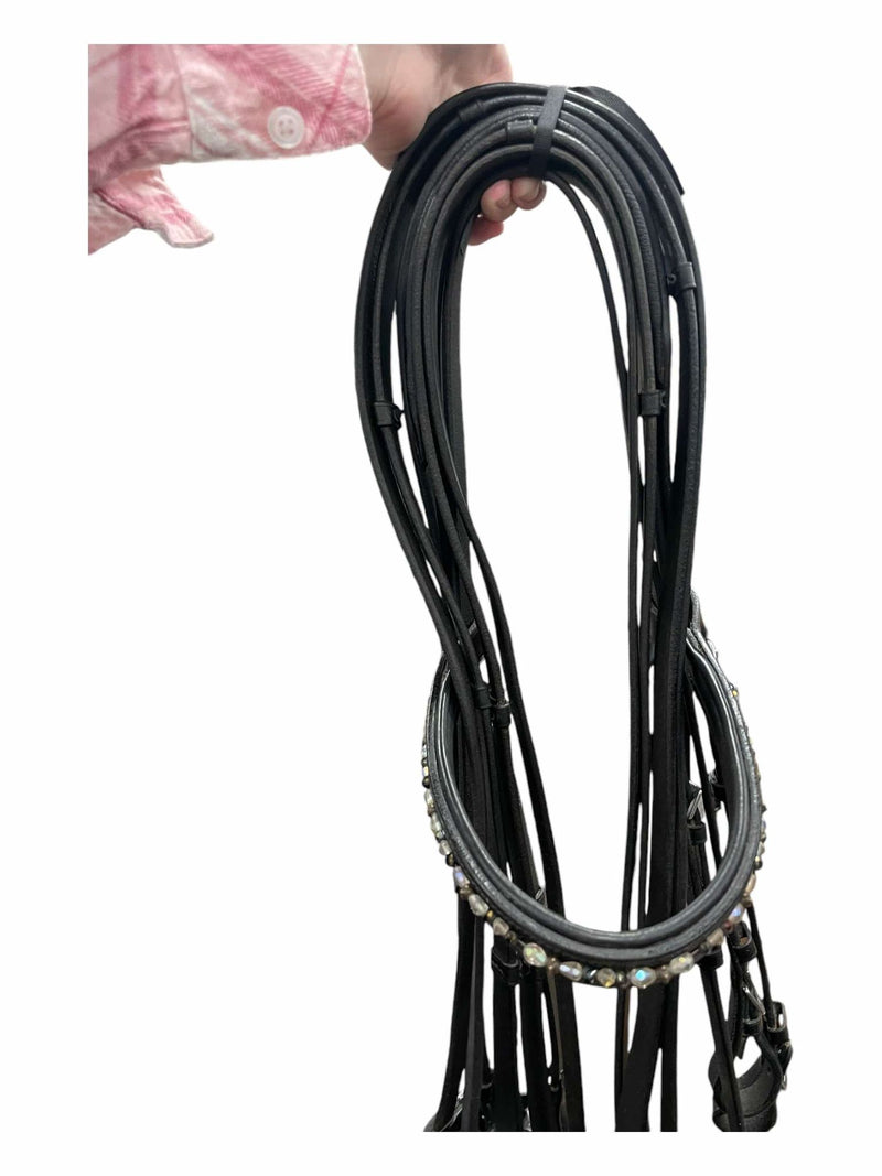 Red Barn Double Bridle - Black - F/S - USED