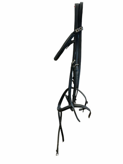 Stubben Bridle W/ Flash - Black - Est. F/S - USED