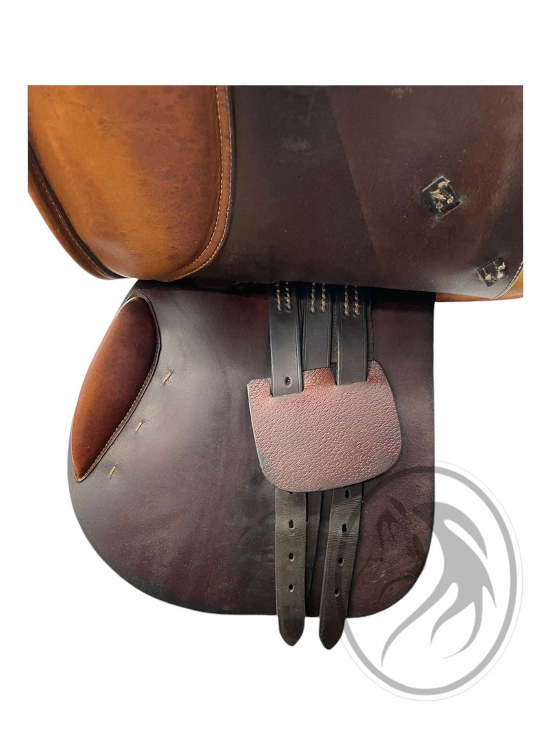 Richard Castelow CC Saddle - Brown - 17.5" / Approx. MW (5" Gullet) - USED