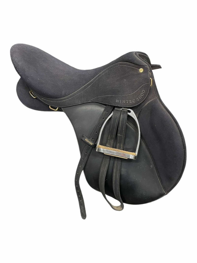 Wintec 2000 AP Saddle - Black - 17" / Adj. Gullet (Currently MED) - USED