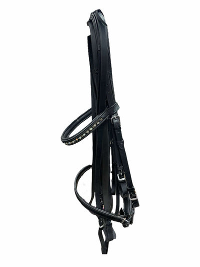 Red Barn Double Bridle - Black - F/S - USED