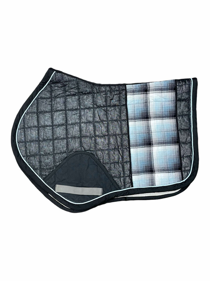 Unbranded Jump Pad - Black/Blue Plaid - Est. F/S - USED