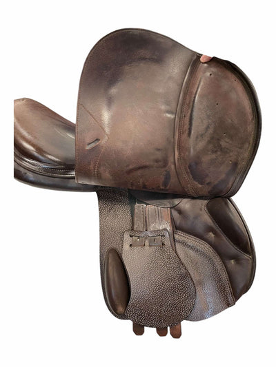 2022 Prestige Versailles D CC Saddle - Brown - 18" / 36 Tree - USED