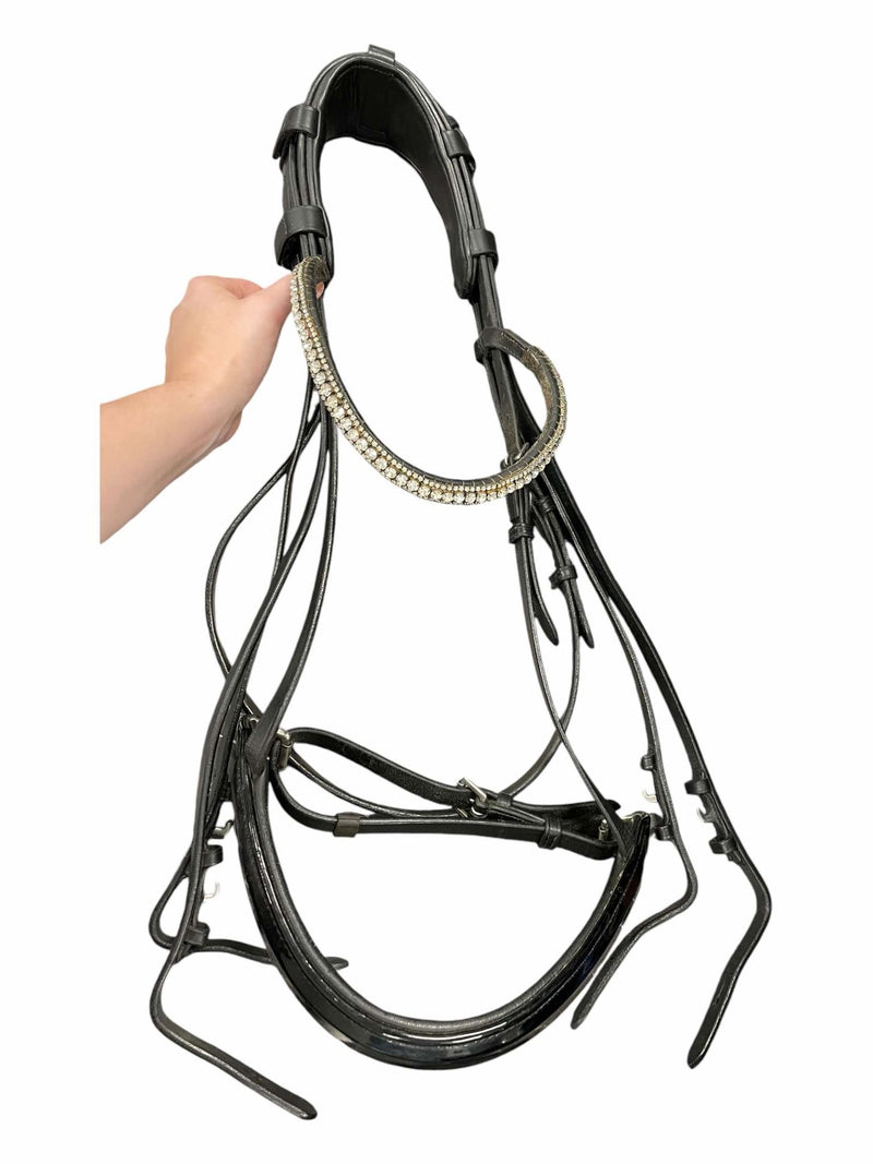 Double Bridle - Black/Patent Black - Est. F/S - USED