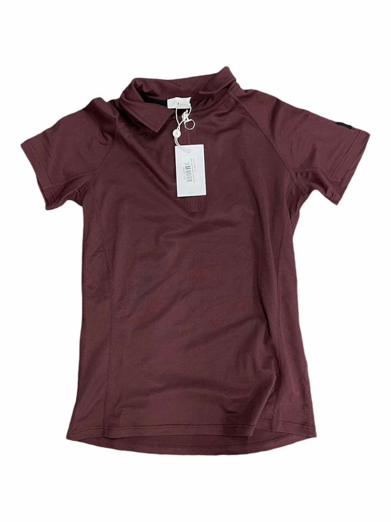 Horze SS Polo *NWT* - Maroon - US 6 (Approx Small) - USED