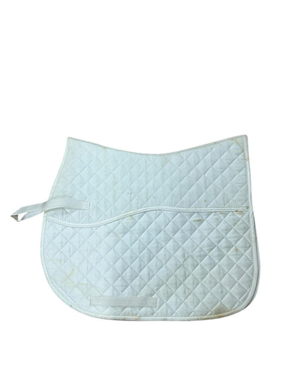 Saddle Pad - Dressage - White - USED