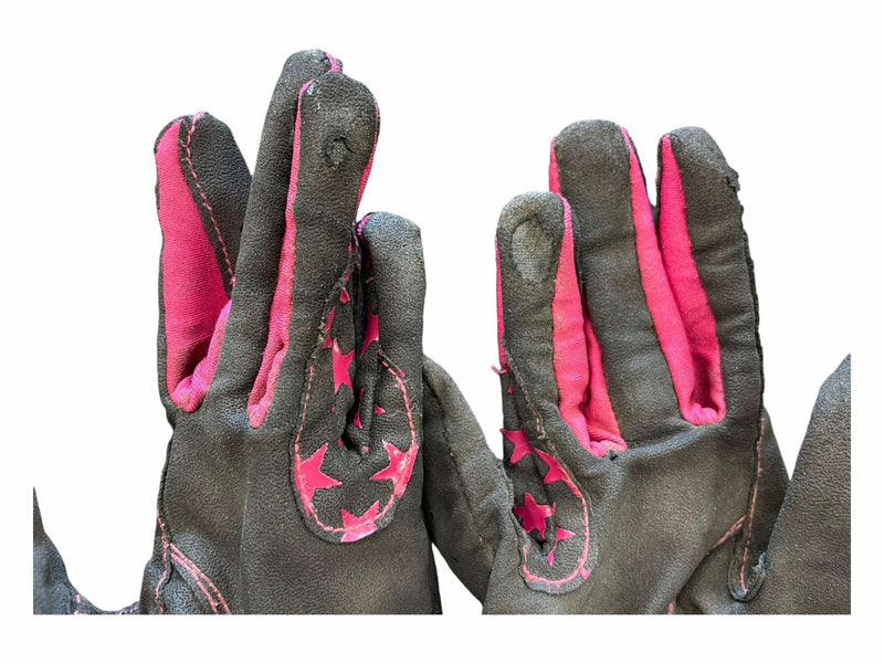 RSL Gloves - Black/Pink - XXS (6) - USED