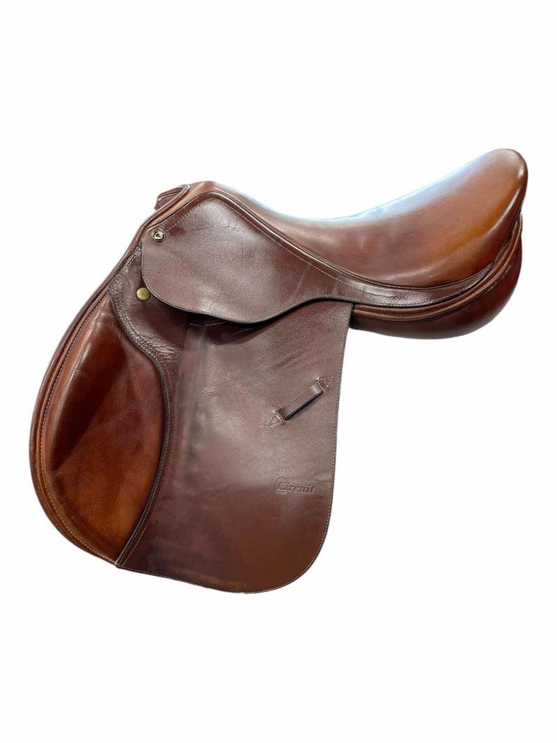 Dover Circuit CC Saddle - Brown - 17" / Wide - USED