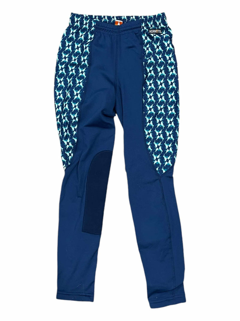 Kerrits KP Tight - Navy/Patterned - Youth L - USED