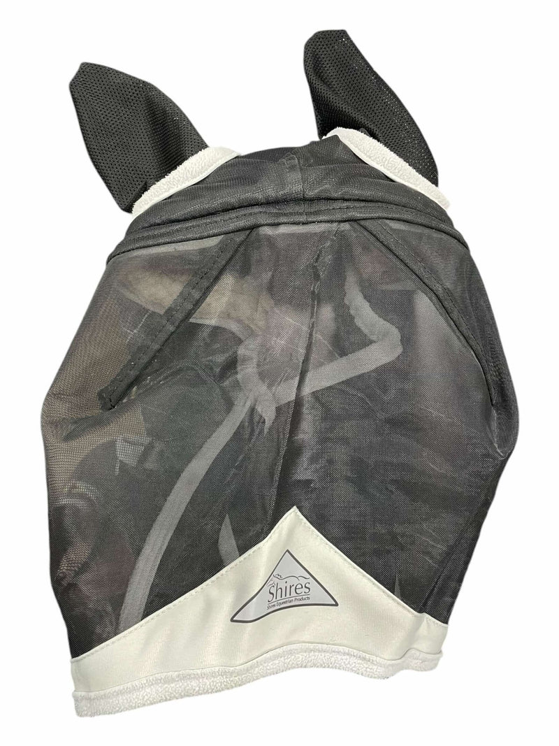 Shires Fly Mask - Black/White - F/S - USED