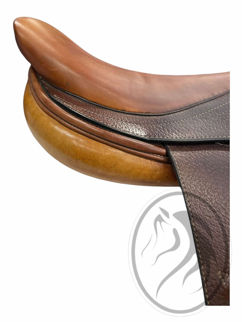 Richard Castelow CC Saddle - Brown - 17.5" / Approx. MW (5" Gullet) - USED