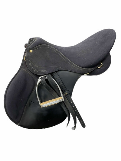 Wintec 2000 AP Saddle - Black - 17" / Adj. Gullet (Currently MED) - USED