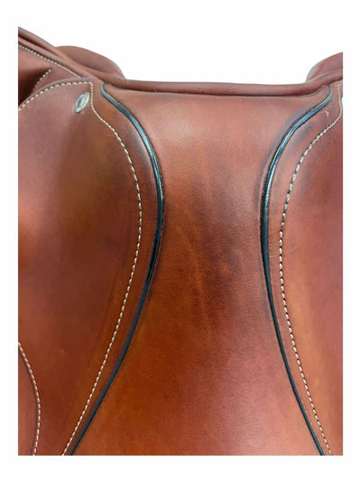 2022 Devoucoux Biarritz S CC Saddle - Brown - 17.5" / 4.25" Gullet - USED