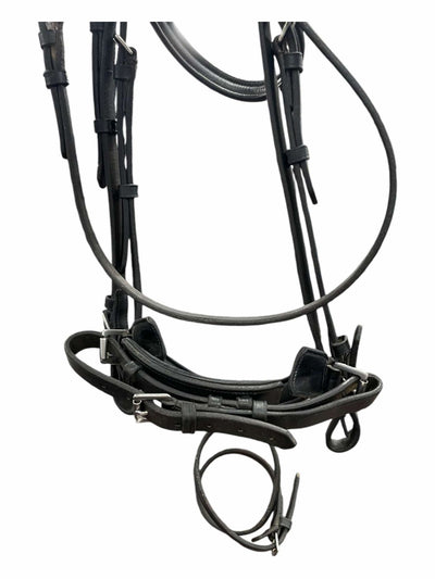 Red Barn DR Bridle - Black - F/S - USED