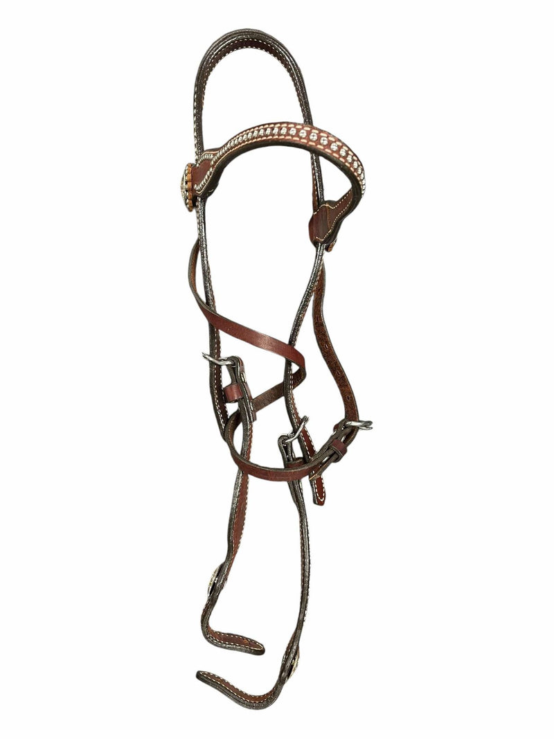 Weaver Texas Star Headstall - Chestnut - Est. F/S - USED